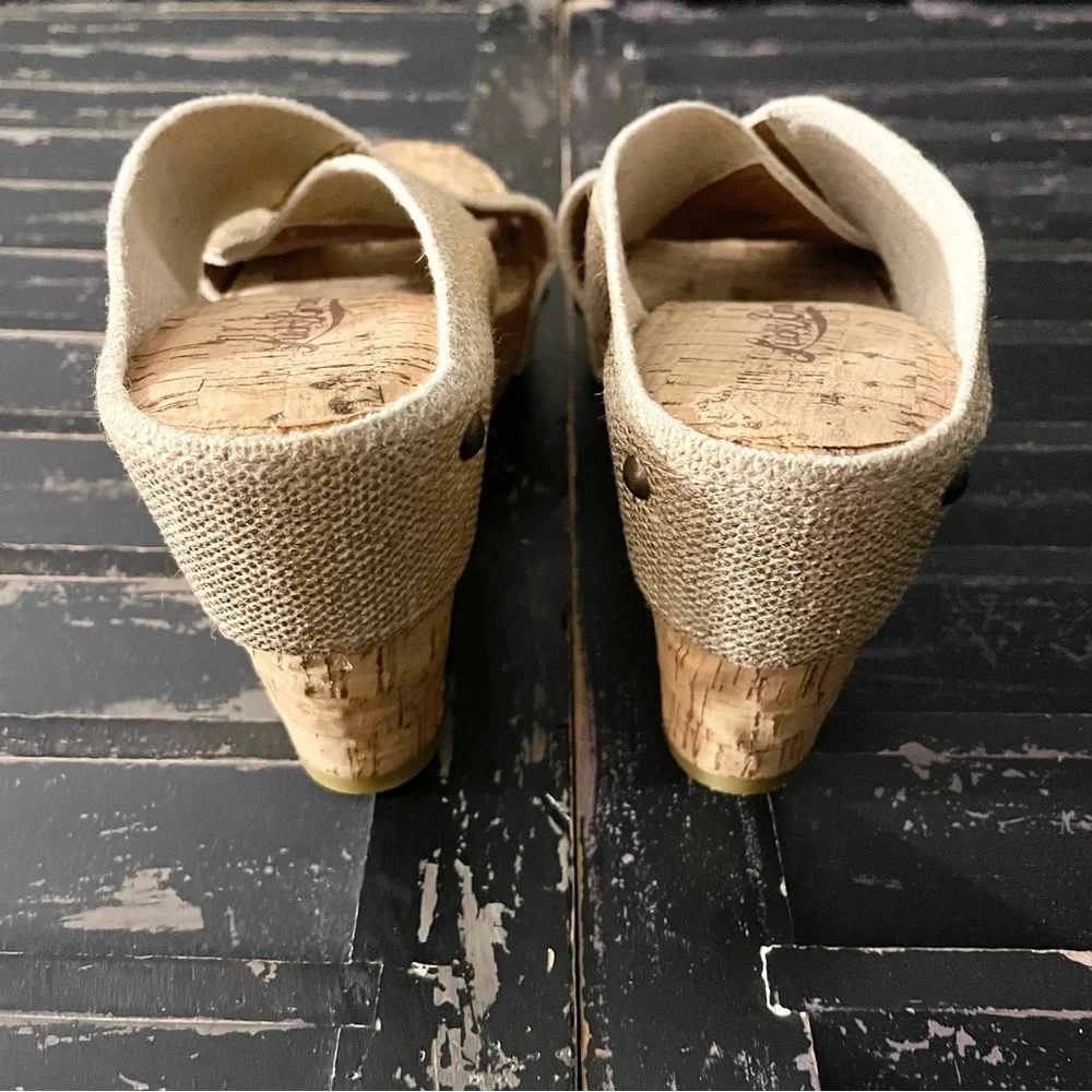 Lucky Brand Miller 2 Cork Platform Wedge Sandals NEW